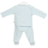 Blauer 2-teiliger Baby-Anzug