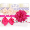 Neugeborenes Haarbänder Set mit Schleife Blume