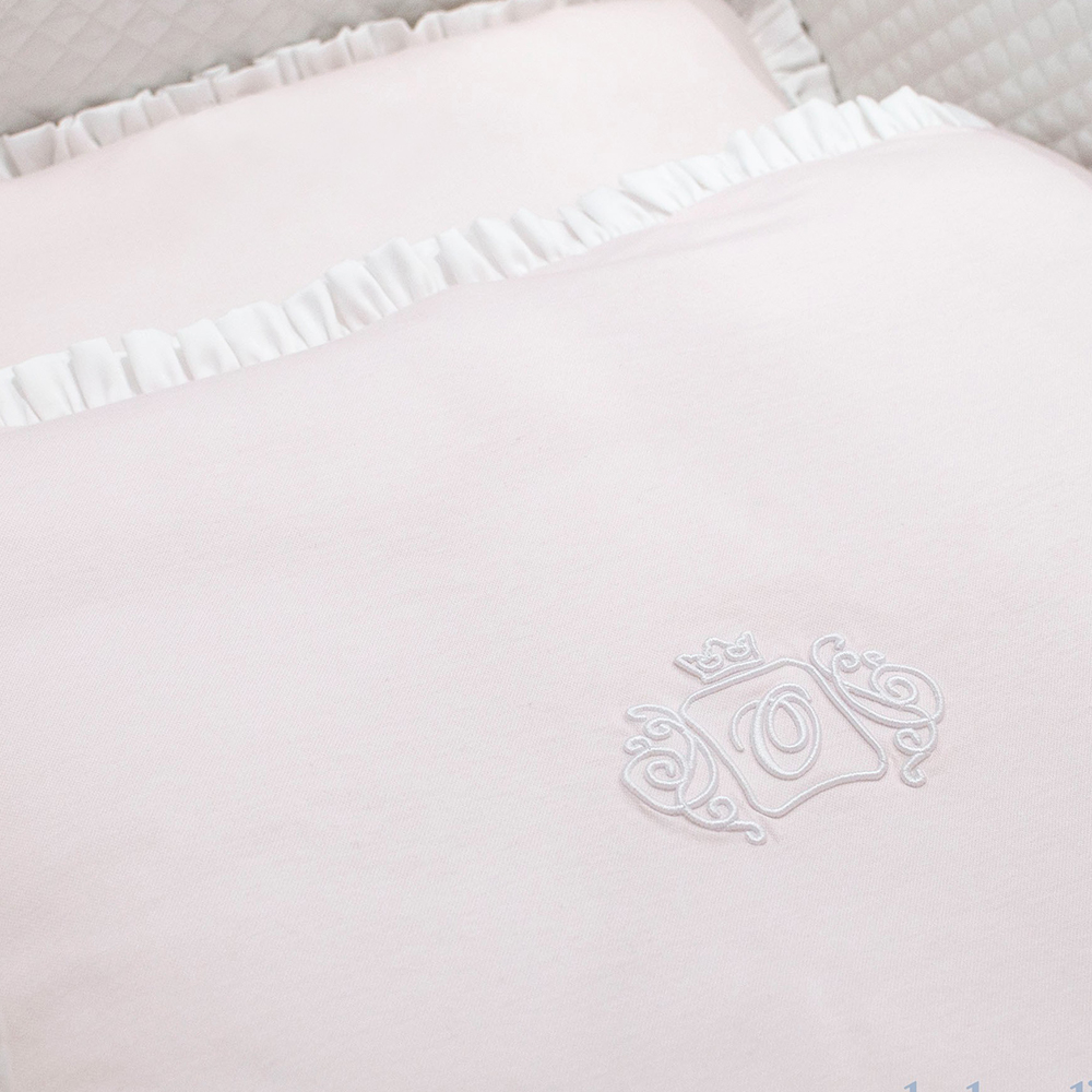 Pink Royal Monogram Bettgarnitur 100cm x135 cm