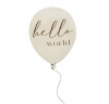 Hallo Welt-Ballon-Fotokarte