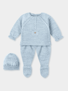 Babyblaues knit outfit