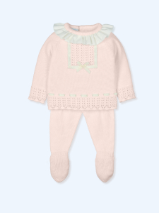 Romantisches Baby-Outfit mit Schleife