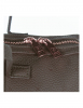Kaffeefarbene Star London Wickeltasche 38x28x16cm