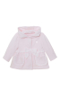 Pink bow ruffle coat