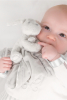 Lucien Baby Kuscheltuch grauer Welpe