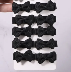 Mini-Bogenclip-Set schwarz 10-teilig