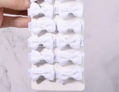 Mini-Bogenclip-Set weiß 10-teilig