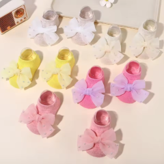 Pearl baby bow sokjes 0-6M